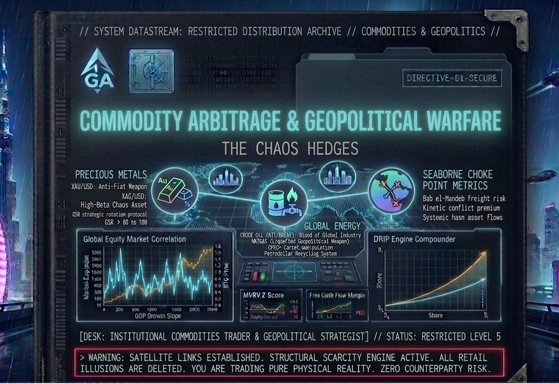 commodity arbitrage & geopolitical warfare